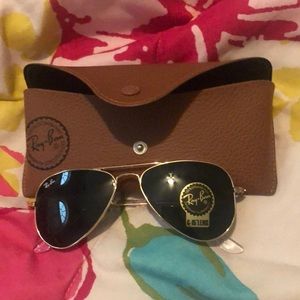 Brand New Aviator Ray Ban Sunglasses